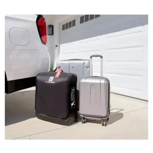 JL Childress - Bolsa de viagem compacta sem acolchoamento para carrinho de bebê, preta