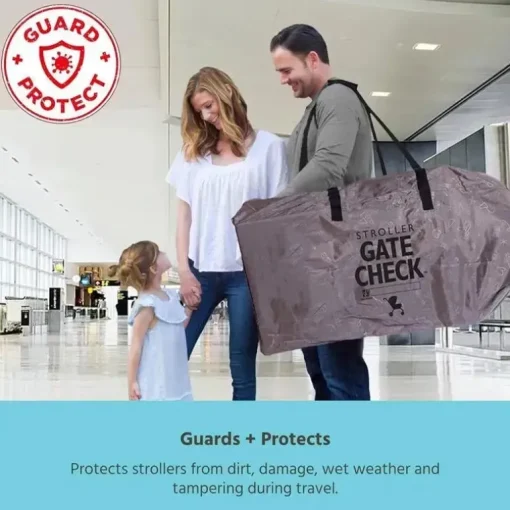 JL Childress - Bolsa DELUXE Gate Check para carrinhos, Bolsa de carrinho para avião