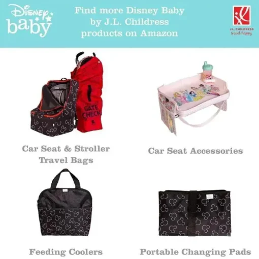 JL Childress - Carrinho de compras e capa para cadeira alta para bebês e crianças pequenas, Minnie Floral