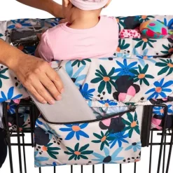 JL Childress - Carrinho de compras e capa para cadeira alta para bebês e crianças pequenas, Minnie Floral