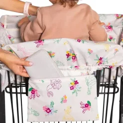 JL Childress - Carrinho de compras e capa para cadeira alta para bebês e crianças pequenas, princesa
