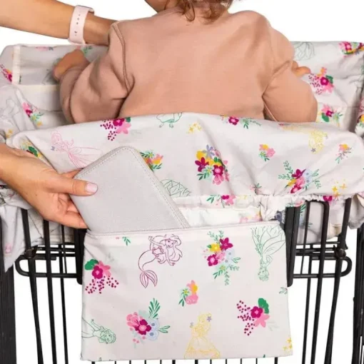 JL Childress - Carrinho de compras e capa para cadeira alta para bebês e crianças pequenas, princesa