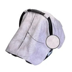 JL Childress – Dossel reversível para assento de carro infantil, sombra e capa de privacidade para bebês meninas, Minnie Mouse lavanda