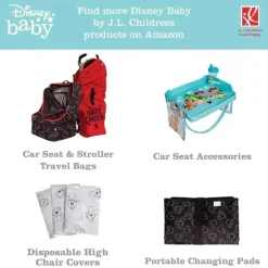 JL Childress - Dossel reversível para assento de carro infantil, sombra e capa de privacidade para bebê, Mickey Mouse multicolorido
