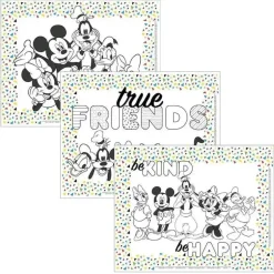 JL Childress - jogos americanos descartáveis ​​ColorMe da Disney Baby, pacote de 24