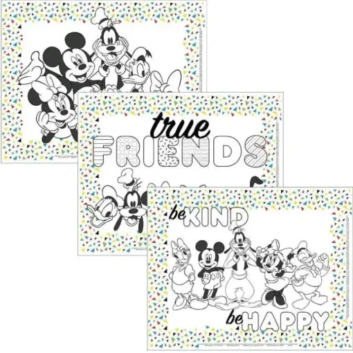 JL Childress - jogos americanos descartáveis ​​ColorMe da Disney Baby, pacote de 24