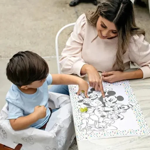 JL Childress - jogos americanos descartáveis ​​ColorMe da Disney Baby, pacote de 24
