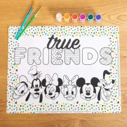 JL Childress - jogos americanos descartáveis ​​ColorMe da Disney Baby, pacote de 24