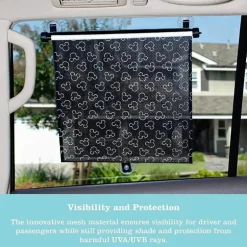 JL Childress - 2Pk Disney Baby Pull-Down Toldo para Carro, Mickey