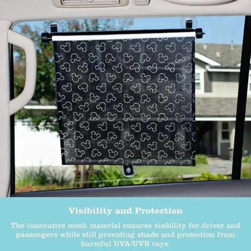 JL Childress - 2Pk Disney Baby Pull-Down Toldo para Carro, Mickey