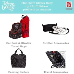 JL Childress - Trocador de fraldas portátil Disney Baby, Mickey Minnie Ivory