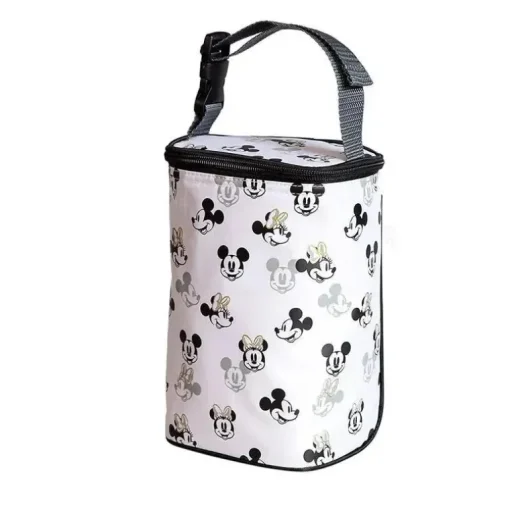 JL Childress Twocool Refrigerador de Garrafas Duplas com bolsa de gelo, Mickey Minnie Branco