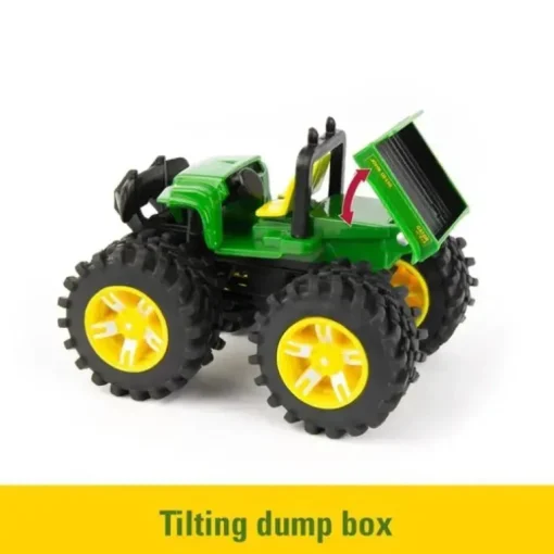 John Deere - Monster Treads Vehicle 2 Toy Pack - Trator com carregadeira e jacaré