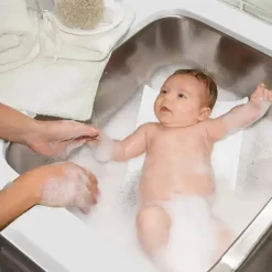 Jolly Jumper - Bathe Eze, branco, a maneira fácil e segura de dar banho em um bebê recém-nascido