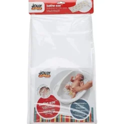 Jolly Jumper - Bathe Eze, branco, a maneira fácil e segura de dar banho em um bebê recém-nascido
