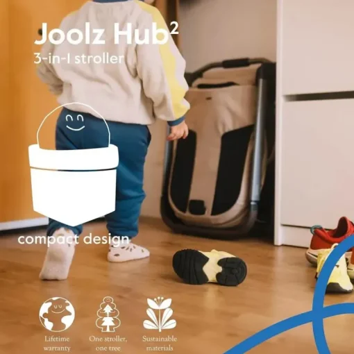 Joolz - Hub² Compact Stroller Lightweight, Forest Green