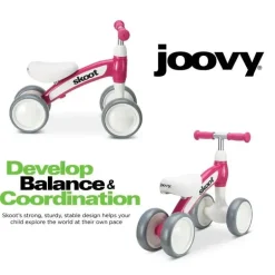 Joovy - Bicicleta Skoot Balance para crianças de 10m e até 45lbs, Pinkcrush