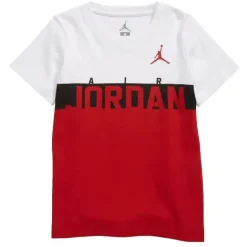 Jordan Baby – Camiseta infantil Color Block, vermelho academia