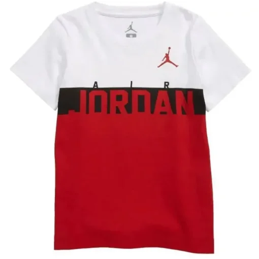 Jordan Baby – Camiseta infantil Color Block, vermelho academia
