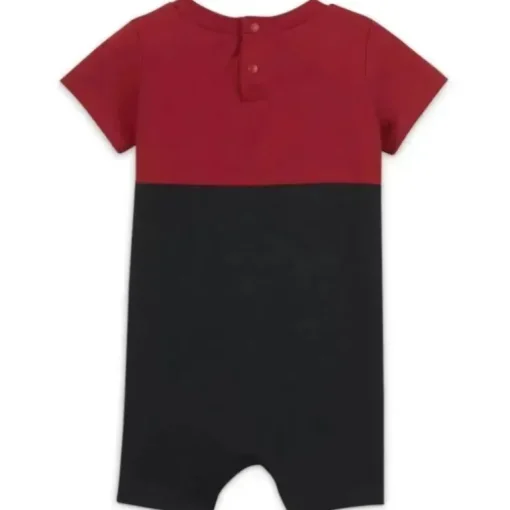 Jordan Baby - Macacão Boy Air Colorblock, preto/vermelho