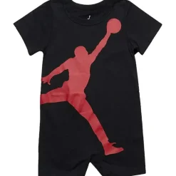 Jordan Baby - Macacão Boy Jumpmen, preto e vermelho