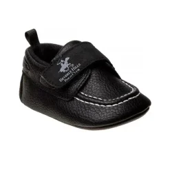 Josmo - Beverly Hills Polo Club Black Logo Loafer Meninos, Preto