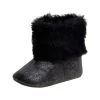 Josmo - Botas de neve para bebês Laura Ashley, pretas