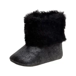 Josmo - Botas de neve para bebês Laura Ashley, pretas