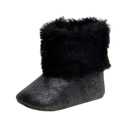Josmo - Botas de neve para bebês Laura Ashley, pretas