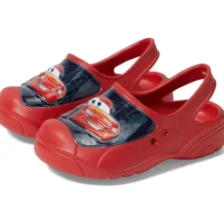 Josmo - Sandálias deslizantes Baby Boy Cars, vermelhas