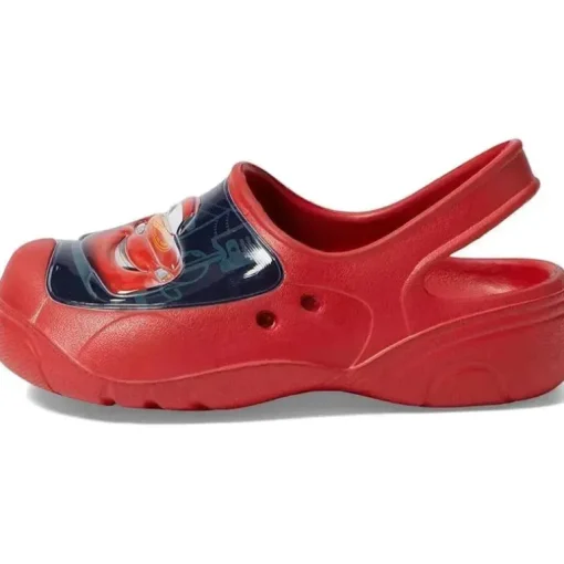 Josmo - Sandálias deslizantes Baby Boy Cars, vermelhas