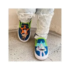Josmo - Tênis Baby Boy Toy Story Slip On, Azul Marinho