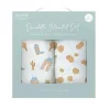 Jujube - Conjunto de cobertor Swaddle, Howdy Partner Blue