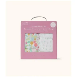 Jujube - Conjunto de cobertor Swaddle, Sweet Daisy