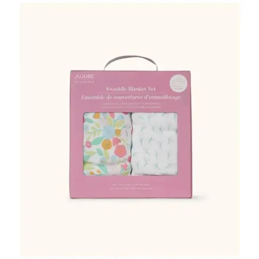 Jujube - Conjunto de cobertor Swaddle, Sweet Daisy
