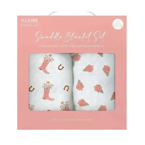Jujube - Conjunto de cobertor Swaddle, Bloomin' Boot
