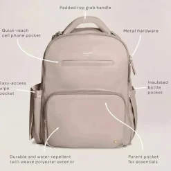 Jujube - Mochila Clássica, Taupe