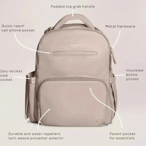 Jujube - Mochila Clássica, Taupe