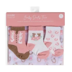 Jujube - Trio de meias de bebê, Bloomin' Boot