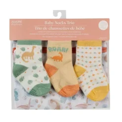 Jujube - Trio de meias para bebês, Roarsome