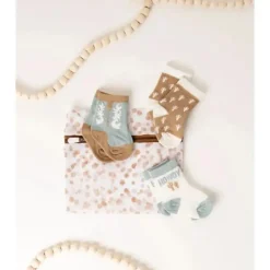Jujube - Trio de meias para bebê, Howdy Partner Blue