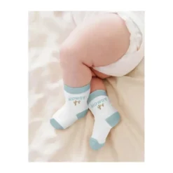 Jujube - Trio de meias para bebê, Howdy Partner Blue