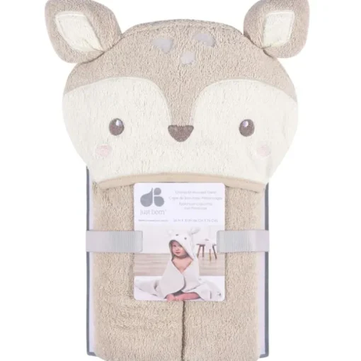 Just Born - Baby & Toddler Character Terry Towel Neutral Tan