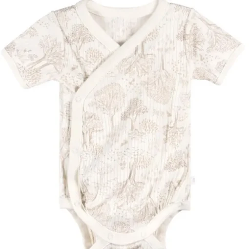 Just Born - 3Pk Baby Bodysuit Neutral Brown Prints