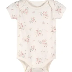 Just Born - 3Pk Baby Girl Kimono Bodysuit Pink