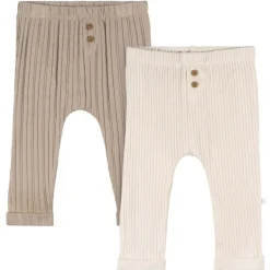 Just Born - 2Pk Baby Pant Neutral, Tan