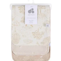 Just Born - 3Pk Burp Cloths Neutral Tan
