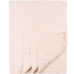 Just Born - 1Pk Sweater Knit Baby Blanket Girl Pink