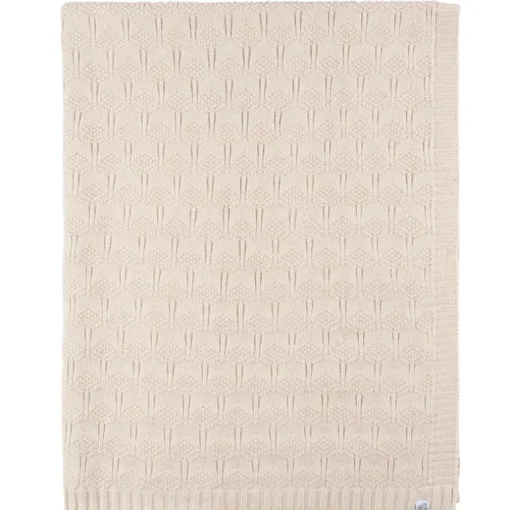 Just Born - 1Pk Sweater Knit Blanket Baby Neutral Tan
