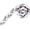 Kalencom - Braided Crib Bumper, Grey